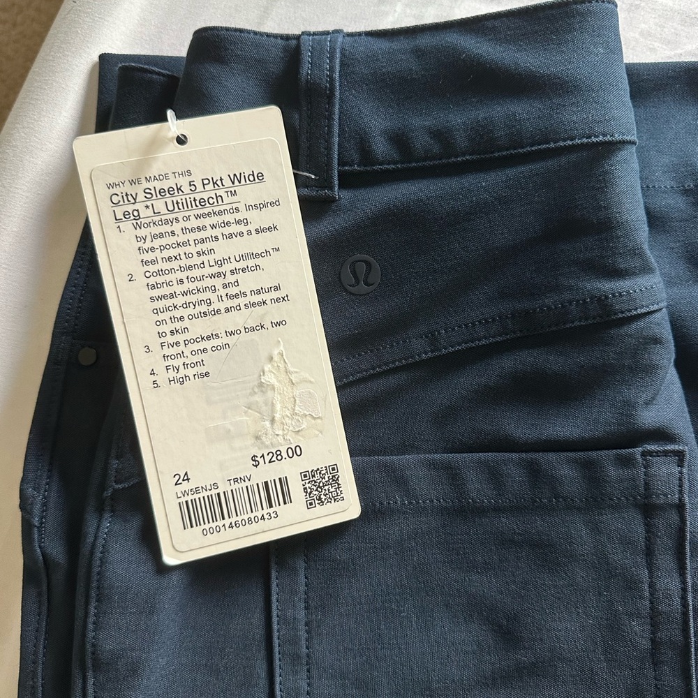 Lululemon Navy Wide Leg Pants